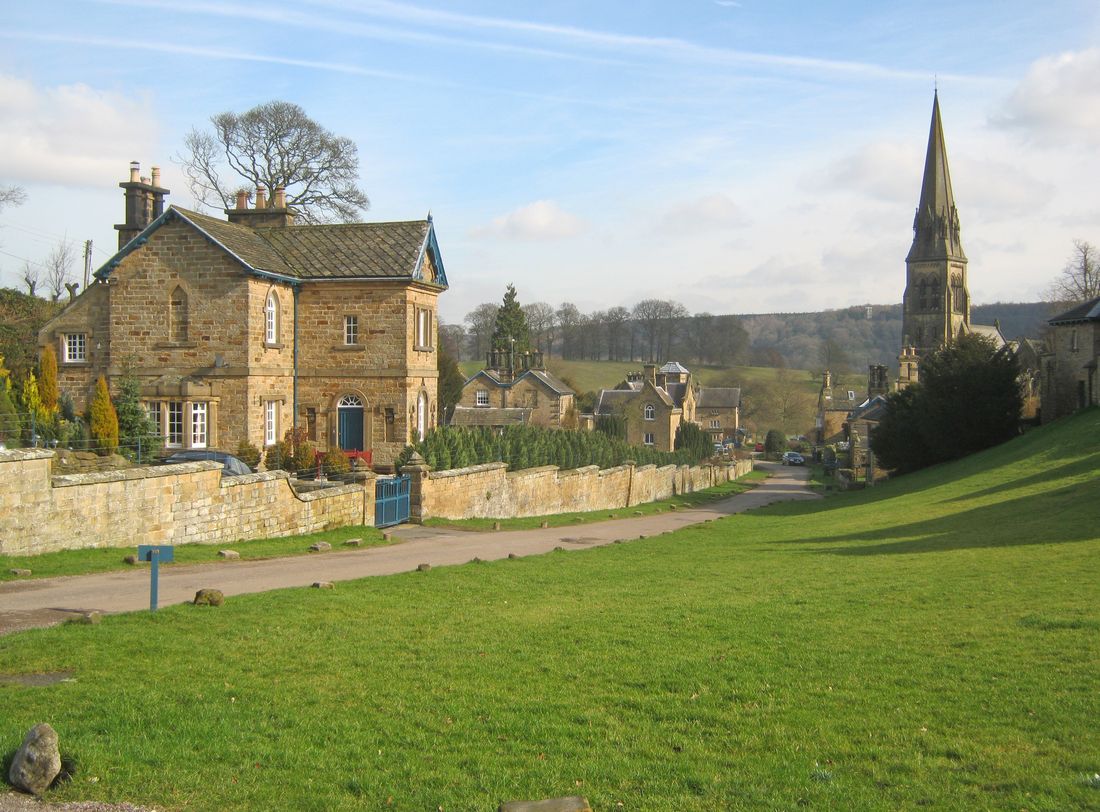 Edensor village