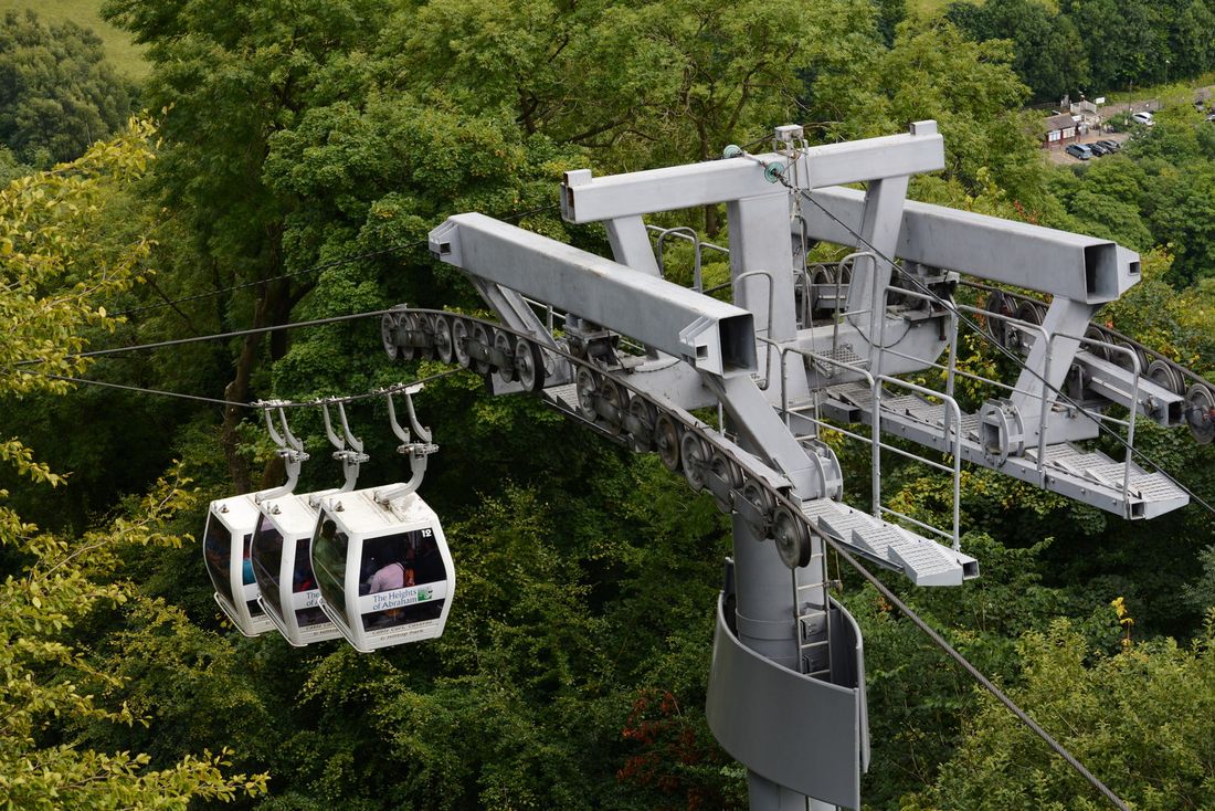 Heights of Abraham cable cars
